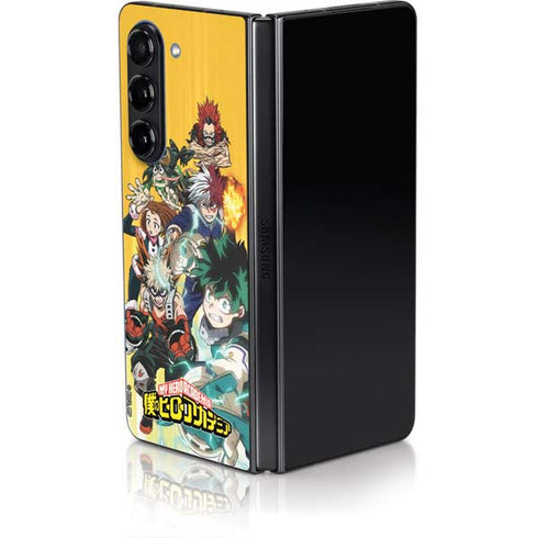 My Hero Academia Deku Squad Season 5 Galaxy Z Fold5 5G Skin