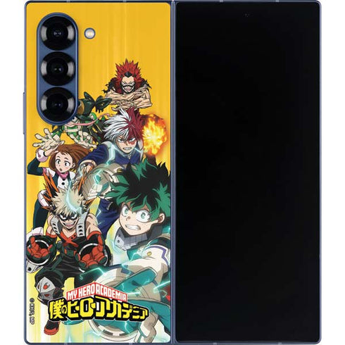 My Hero Academia Deku Squad Season 5 Galaxy Z Fold6 Skin