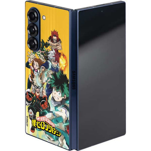 My Hero Academia Deku Squad Season 5 Galaxy Z Fold6 Skin