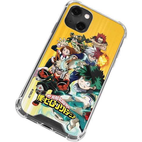 My Hero Academia Deku Squad Season 5 iPhone 13 Mini Clear Case