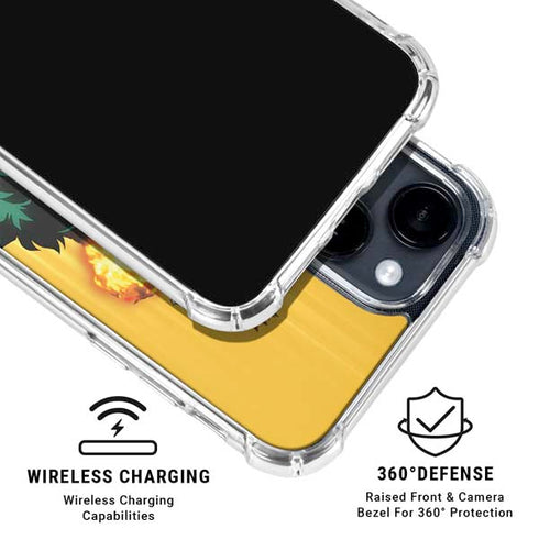 My Hero Academia Deku Squad Season 5 iPhone 14 Plus Clear Case