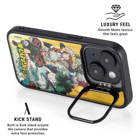 My Hero Academia Deku Squad Season 5 iPhone 14 Plus Kickstand Case
