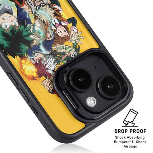 My Hero Academia Deku Squad Season 5 iPhone 14 Plus Kickstand Case
