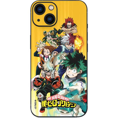 My Hero Academia Deku Squad Season 5 iPhone 14 Plus Skin