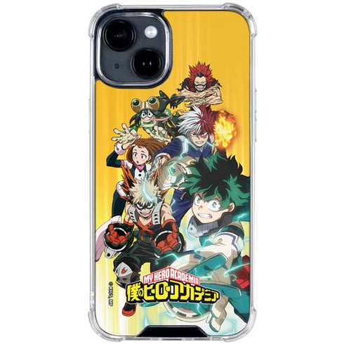 My Hero Academia Deku Squad Season 5 iPhone 15 Clear Case