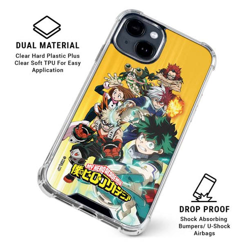 My Hero Academia Deku Squad Season 5 iPhone 15 Clear Case