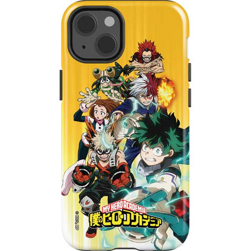My Hero Academia Deku Squad Season 5 iPhone 15 Plus Impact Case