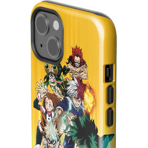 My Hero Academia Deku Squad Season 5 iPhone 15 Plus Impact Case