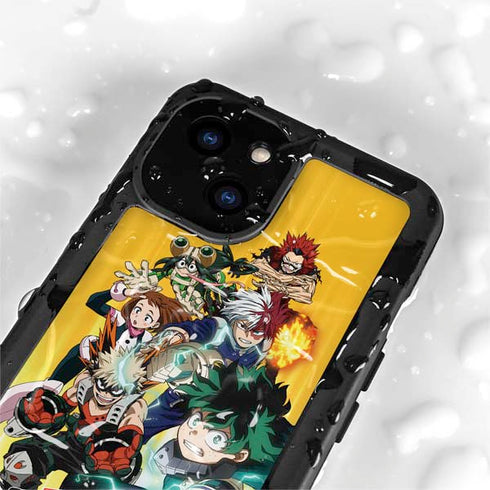 My Hero Academia Deku Squad Season 5 iPhone 15 Plus Waterproof Case