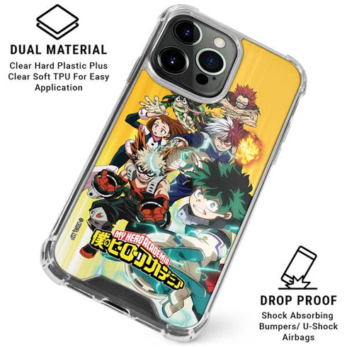 My Hero Academia Deku Squad Season 5 iPhone 15 Pro Clear Case