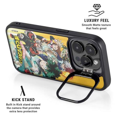 My Hero Academia Deku Squad Season 5 iPhone 15 Pro Max Kickstand Case