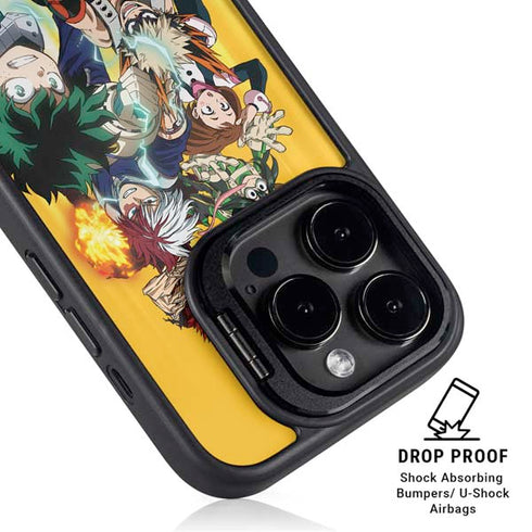My Hero Academia Deku Squad Season 5 iPhone 15 Pro Max Kickstand Case