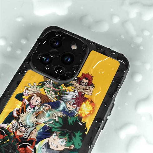 My Hero Academia Deku Squad Season 5 iPhone 15 Pro Waterproof Case