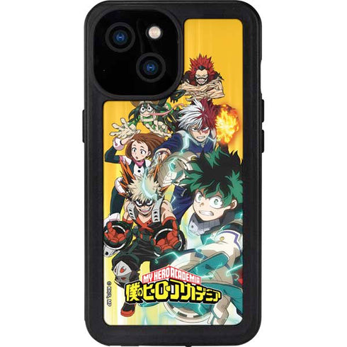 My Hero Academia Deku Squad Season 5 iPhone 15 Waterproof Case