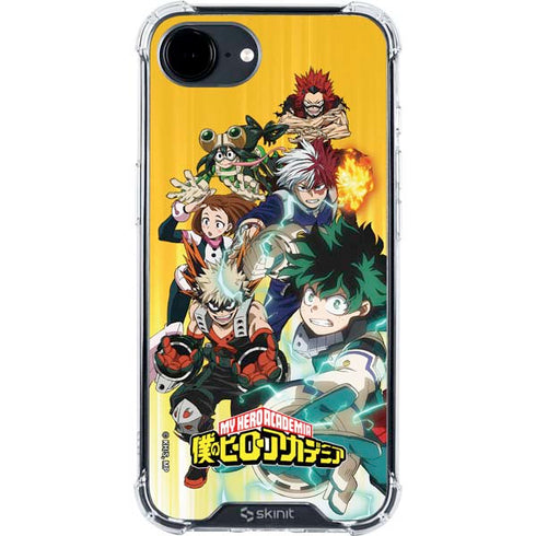 My Hero Academia Deku Squad Season 5 iPhone 16e Clear Case