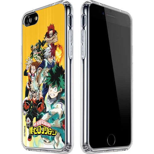 My Hero Academia Deku Squad Season 5 iPhone SE (2nd & 3rd Gen) Clear Case