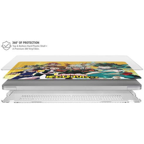 My Hero Academia Deku Squad Season 5 MacBook Air 15in (2023-2025) Case plus Skin