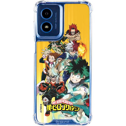 My Hero Academia Deku Squad Season 5 Moto G 5G (2024) Clear Case