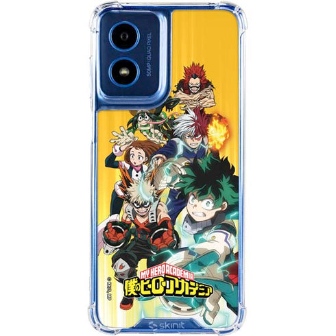 My Hero Academia Deku Squad Season 5 Moto G Play 4G (2024) Clear Case