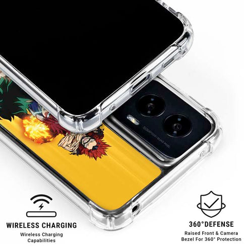 My Hero Academia Deku Squad Season 5 Moto G Power 5G (2024) Clear Case