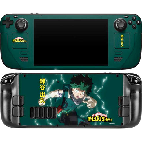 My Hero Academia Deku Season 4 Steam Deck Handheld Gaming Computer OLED Skin