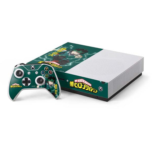 My Hero Academia Deku Season 4 Xbox One S Console and Controller Bundle Skin