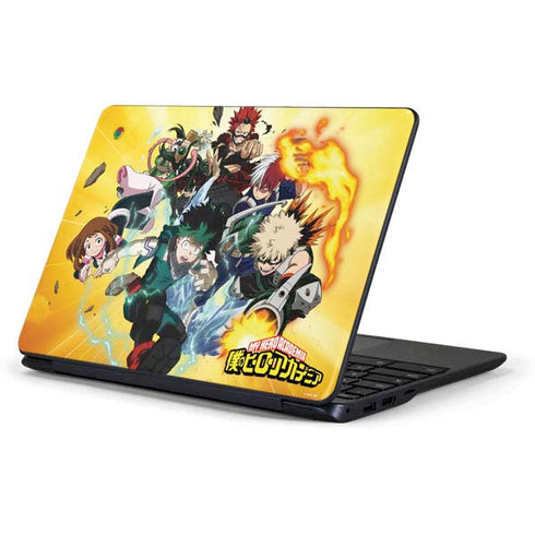 My Hero Academia Hero Team Season 4 Samsung Chromebook Skin