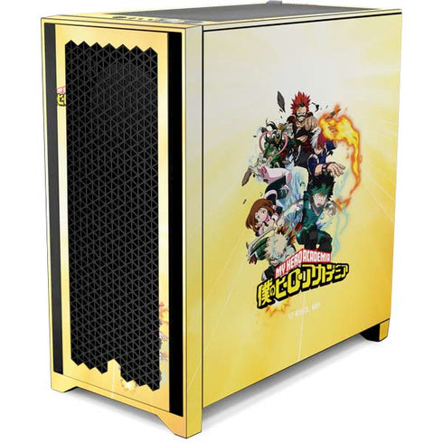 My Hero Academia Hero Team Season 4 Corsair 4000D Tempered Glass Mid-Tower ATX Case Skin