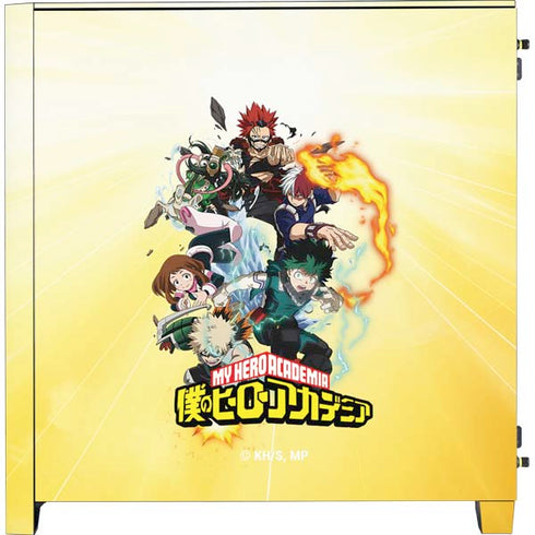 My Hero Academia Hero Team Season 4 Corsair 4000D Tempered Glass Mid-Tower ATX Case Skin