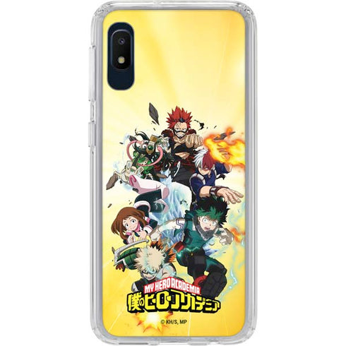 My Hero Academia Hero Team Season 4 Galaxy A10e Clear Case