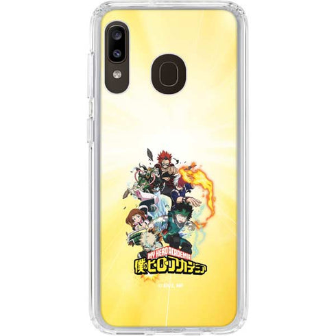 My Hero Academia Hero Team Season 4 Galaxy A20 Clear Case