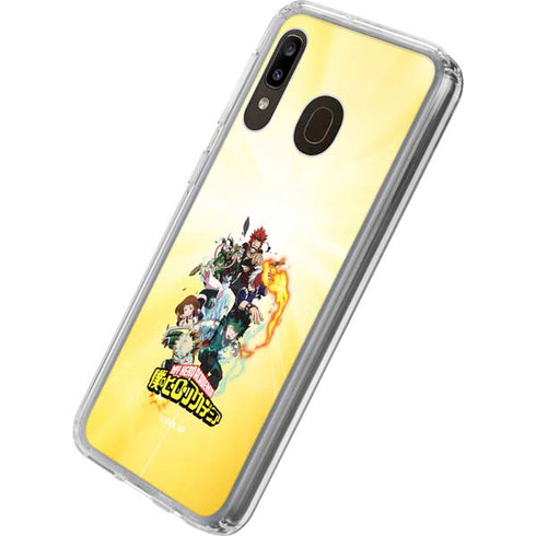 My Hero Academia Hero Team Season 4 Galaxy A20 Clear Case