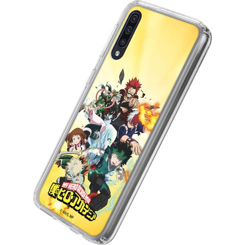 My Hero Academia Hero Team Season 4 Galaxy A50 Clear Case