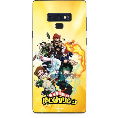 My Hero Academia Hero Team Season 4 Galaxy Note 9 Skin