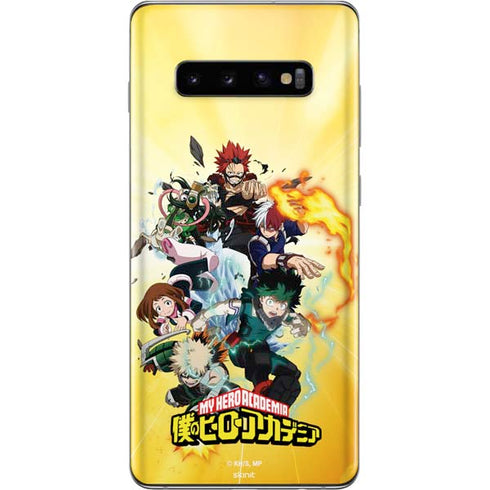 My Hero Academia Hero Team Season 4 Galaxy S10 Plus Skin