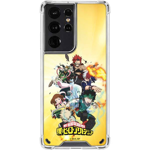 My Hero Academia Hero Team Season 4 Galaxy S21 Ultra 5G Clear Case