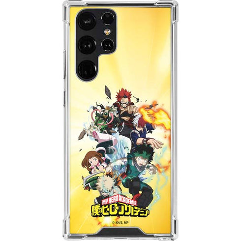 My Hero Academia Hero Team Season 4 Galaxy S22 Ultra Clear Case