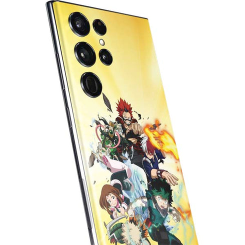 My Hero Academia Hero Team Season 4 Galaxy S22 Ultra Skin