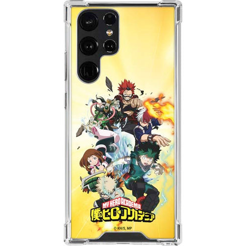 My Hero Academia Hero Team Season 4 Galaxy S24 Ultra Clear Case