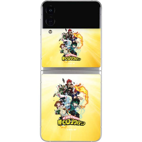 My Hero Academia Hero Team Season 4 Galaxy Z Flip3 5G Skin