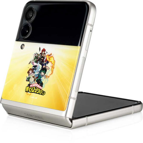 My Hero Academia Hero Team Season 4 Galaxy Z Flip3 5G Skin
