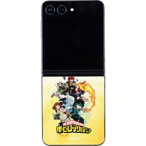 My Hero Academia Hero Team Season 4 Galaxy Z Flip5 5G Skin