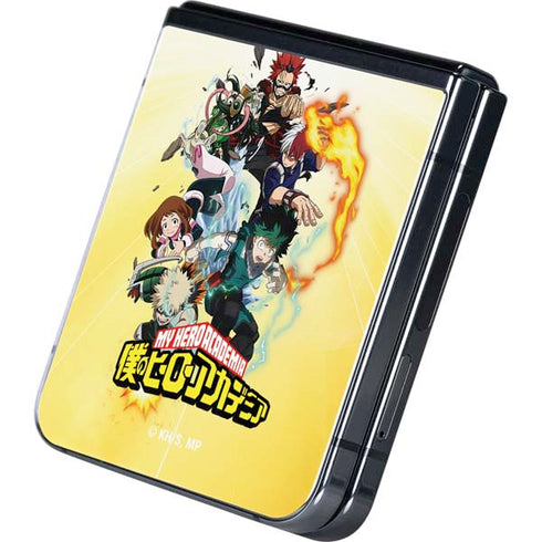 My Hero Academia Hero Team Season 4 Galaxy Z Flip5 5G Skin