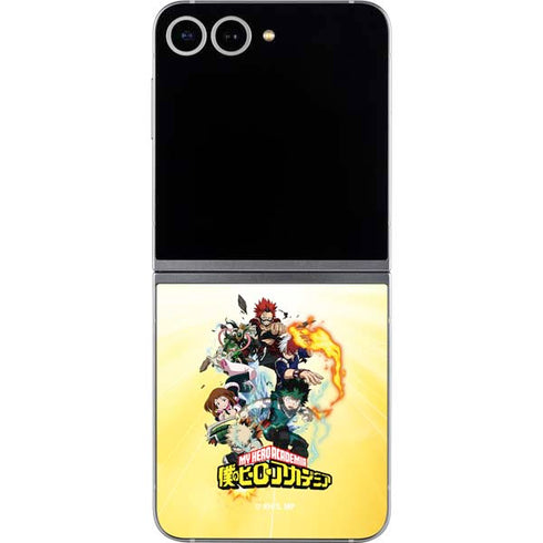 My Hero Academia Hero Team Season 4 Galaxy Z Flip6 Skin