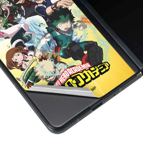 My Hero Academia Hero Team Season 4 Galaxy Z Fold3 5G Skin