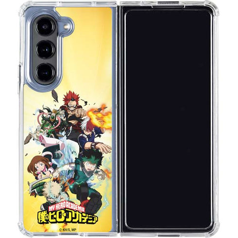 My Hero Academia Hero Team Season 4 Galaxy Z Fold5 5G Clear Case