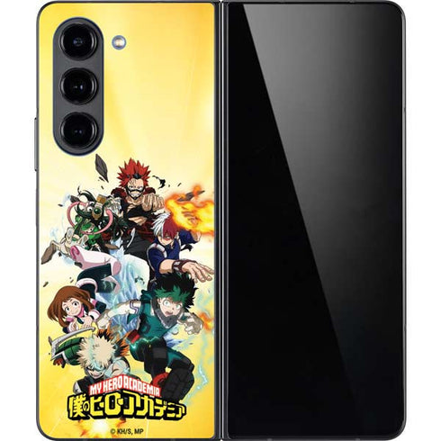 My Hero Academia Hero Team Season 4 Galaxy Z Fold5 5G Skin
