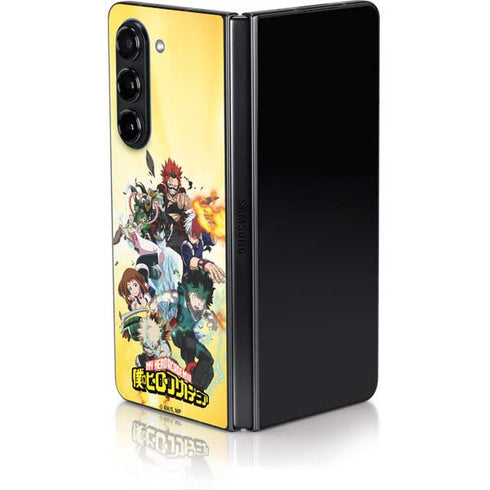 My Hero Academia Hero Team Season 4 Galaxy Z Fold5 5G Skin
