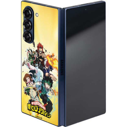 My Hero Academia Hero Team Season 4 Galaxy Z Fold6 Skin