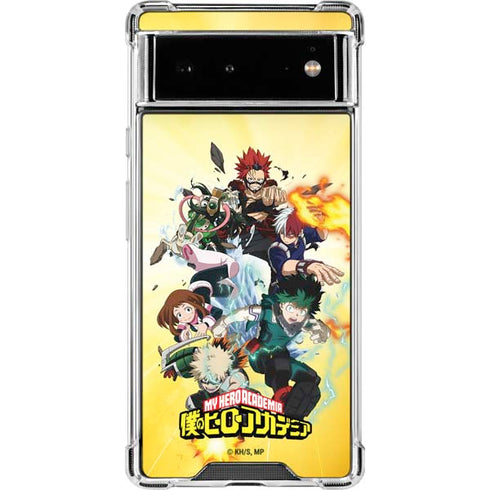 My Hero Academia Hero Team Season 4 Google Pixel 6 Clear Case